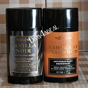 New Bath & Body Works 2PC Men’s Deodorant Bundle